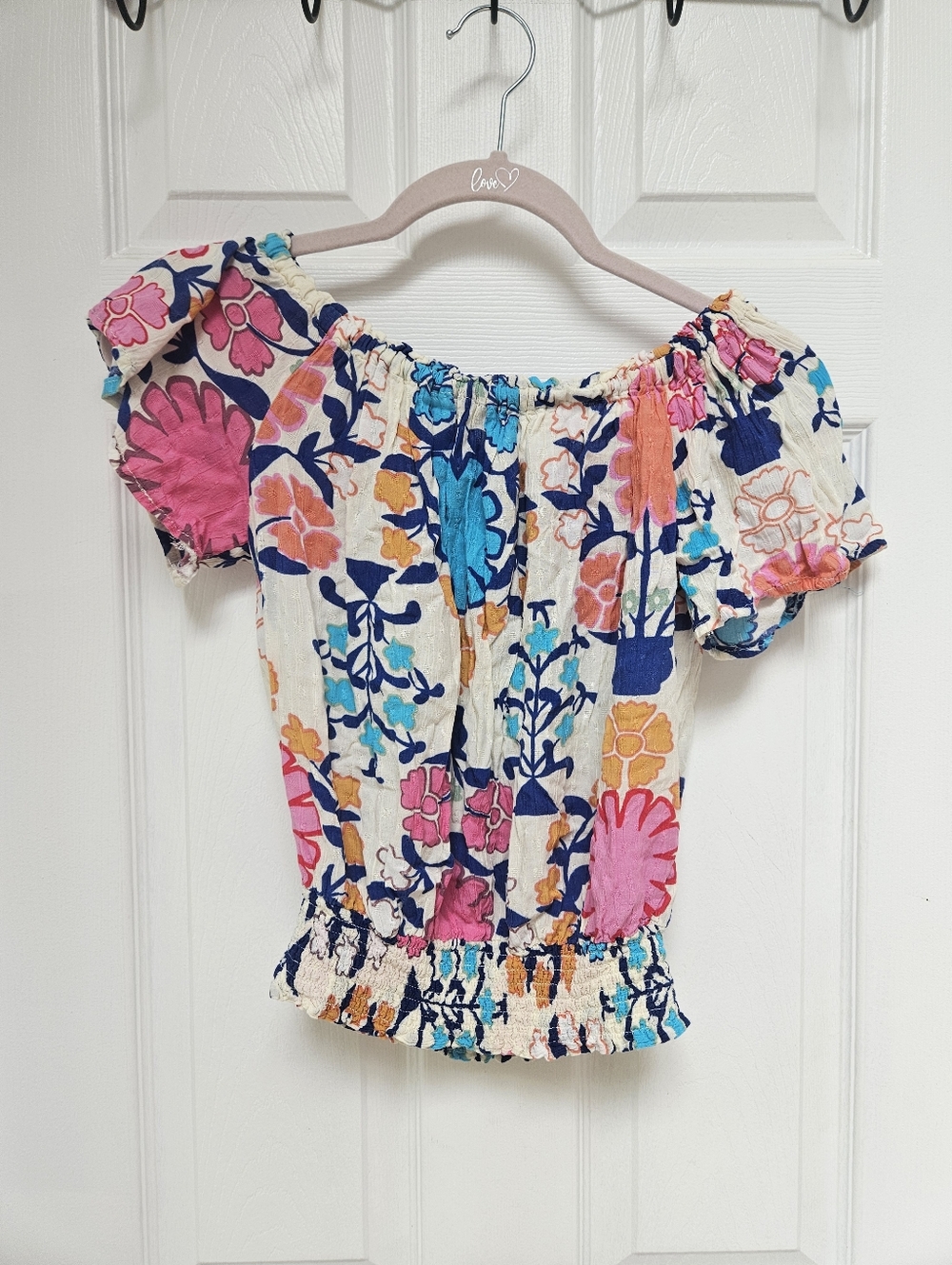 Rachel Roy multicoloured floral maxi skirt, capris, and crop top set Size XS